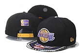 Lakers Fresh Logo Black Purple Adjustable Hat GS,baseball caps,new era cap wholesale,wholesale hats